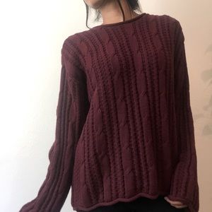 Vintage Maroon Sweater